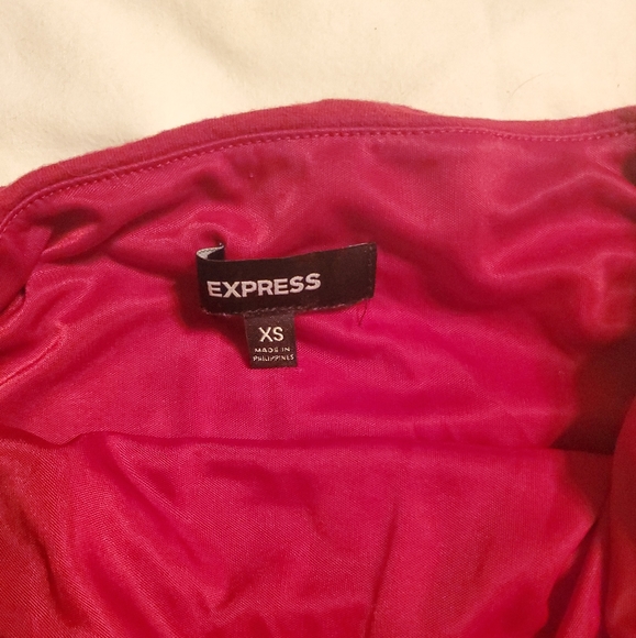 Women's Express Red Cocktail Party Dress XS - Picture 4 of 5